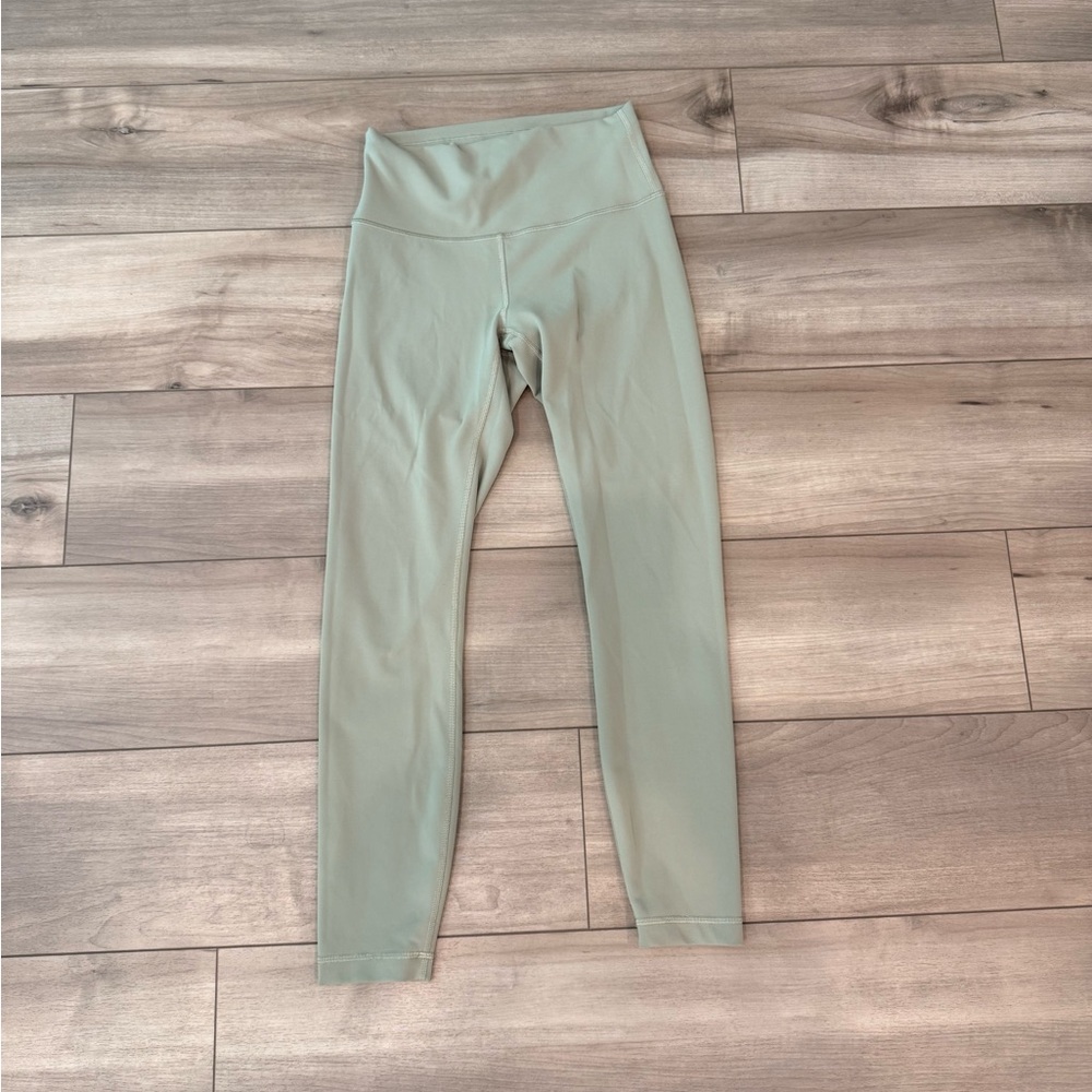 Lululemon High-Waisted Wunder Train Leggings - Green